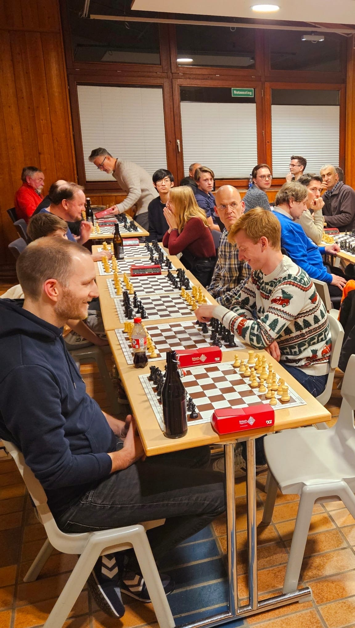 Bild von Spielern beim Weihnachtsturnier