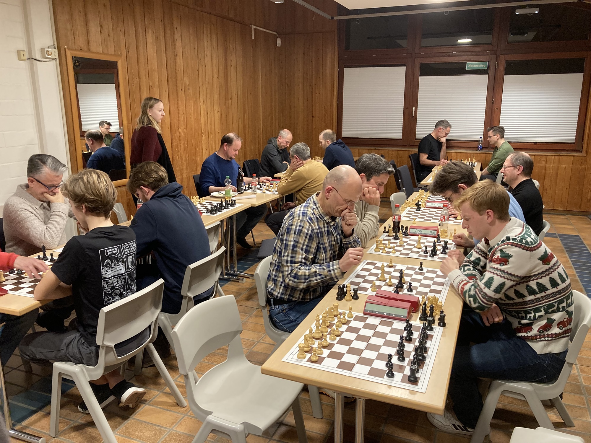 Bild von Spielern beim Weihnachtsturnier