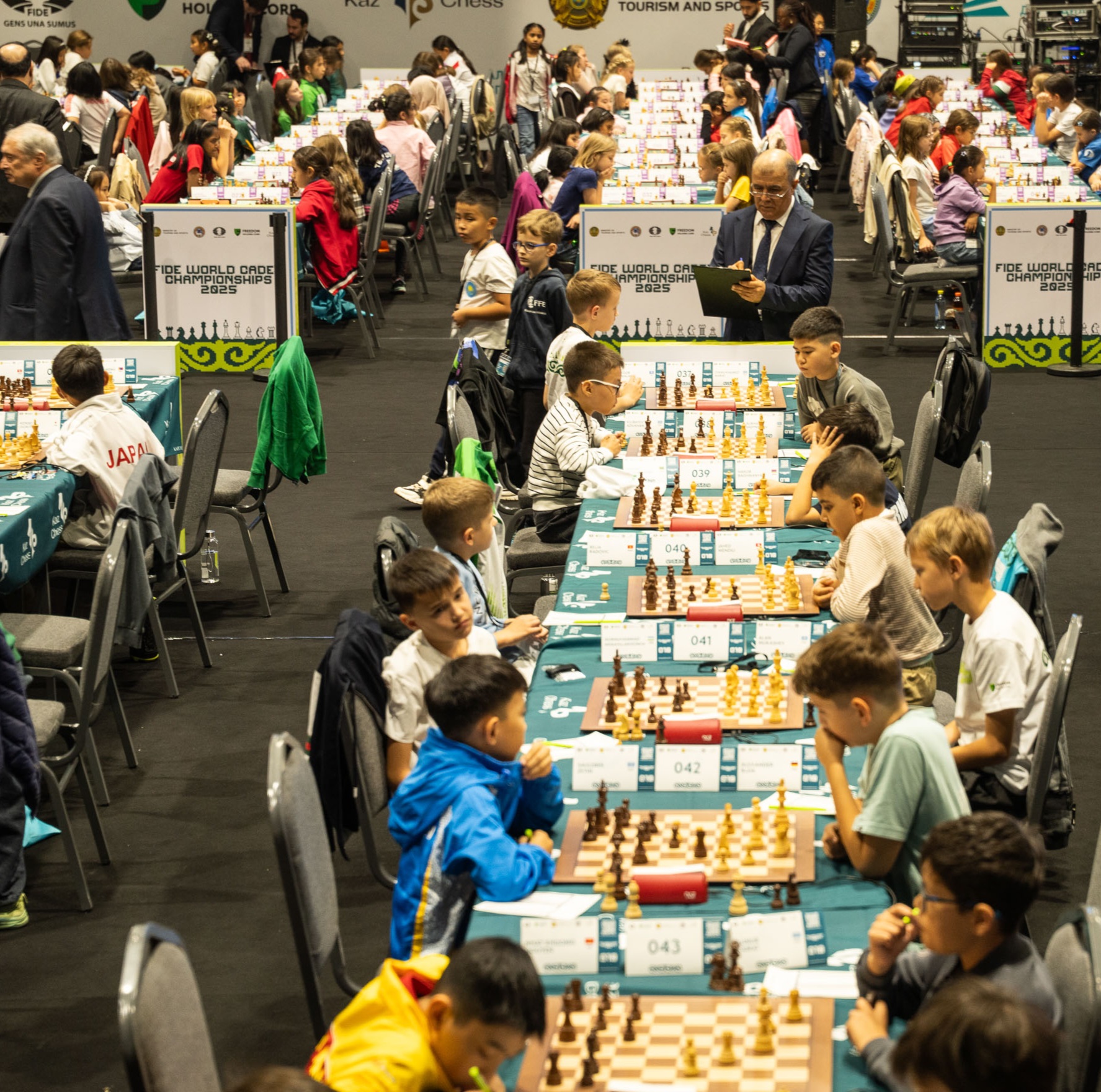 Ein Bild von Teilnehmern bei der U10 Weltmeisterschaft